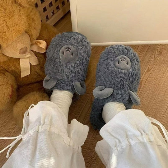 EB | Bequeme Damen Hausschuhe mit Tiermuster