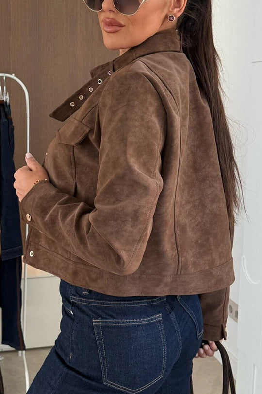 EB | langärmelige Freizeitjacke mit Knöpfen