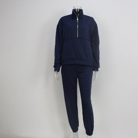 EB | 2-Teiliges Zip-Hals-Set für Sportliche Eleganz