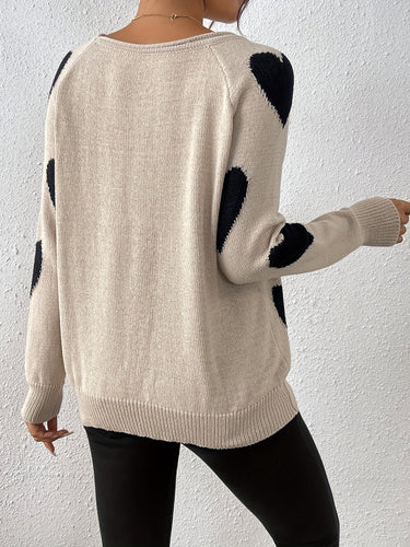EB | Pullover mit Herzmuster für romantischen Winterstil