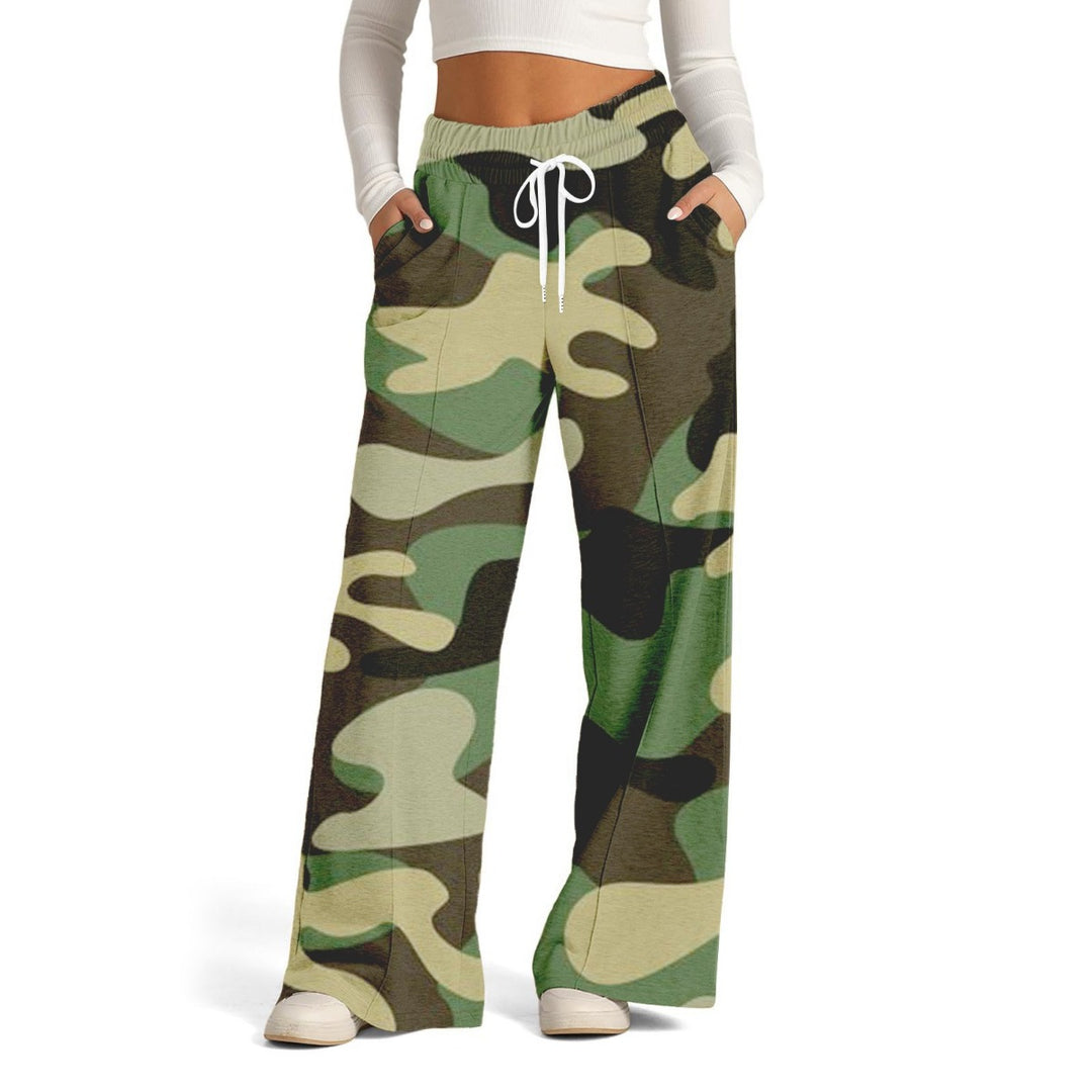 EB | Camouflage-Jogginghose mit hoher Taille