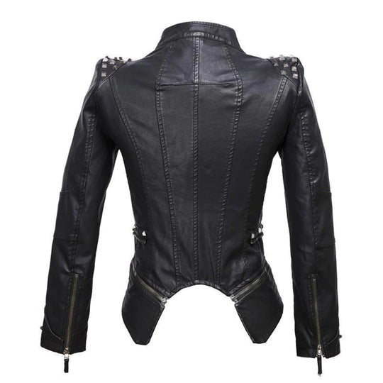 EB | Slim Fit Biker jacke Für Damen Perfekt Für Alltag