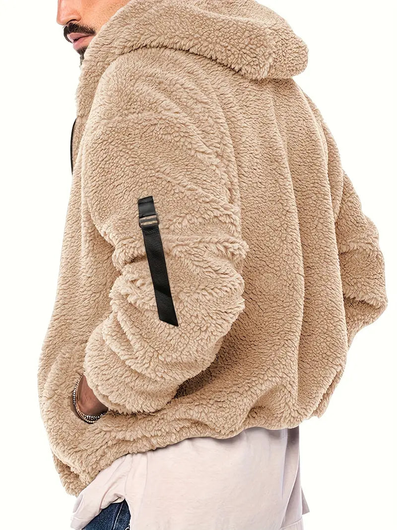 EB Teddyjacke mit Reißverschluss für Männer