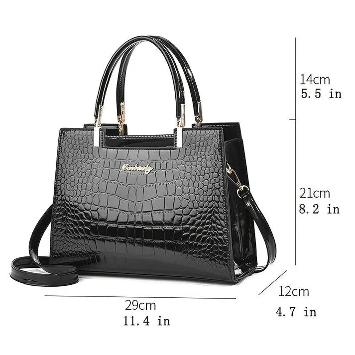 EB | Frauen glänzende handtasche