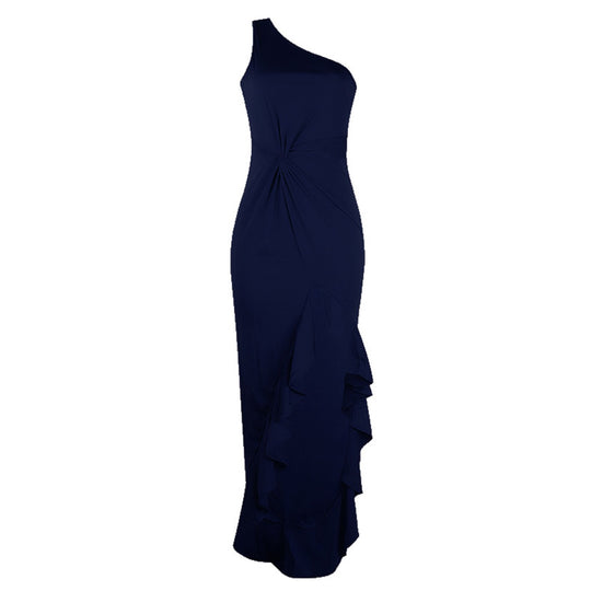 EB | Swing-Kleid mit geteiltem Rüschensaum