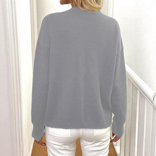 EB | Strick-Cardigan mit Großen Knöpfen