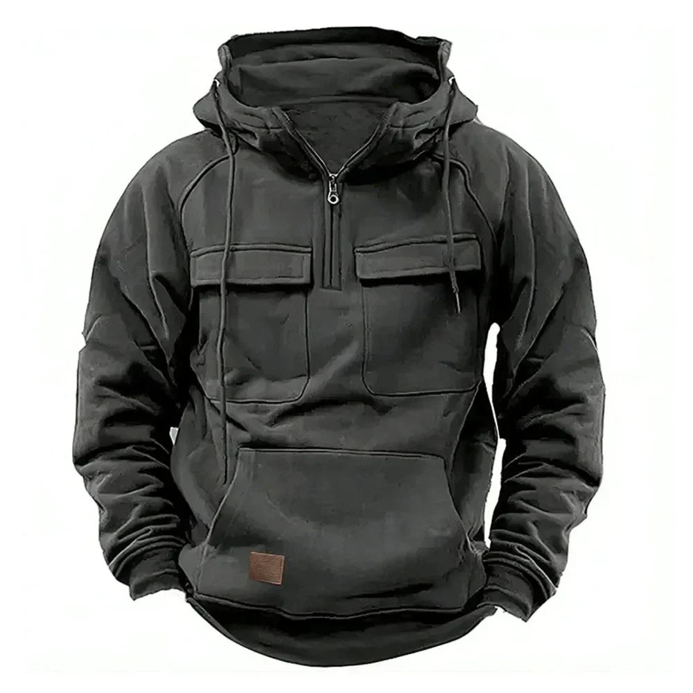 EB | Warme Hoodie mit hallem Reißverschluss