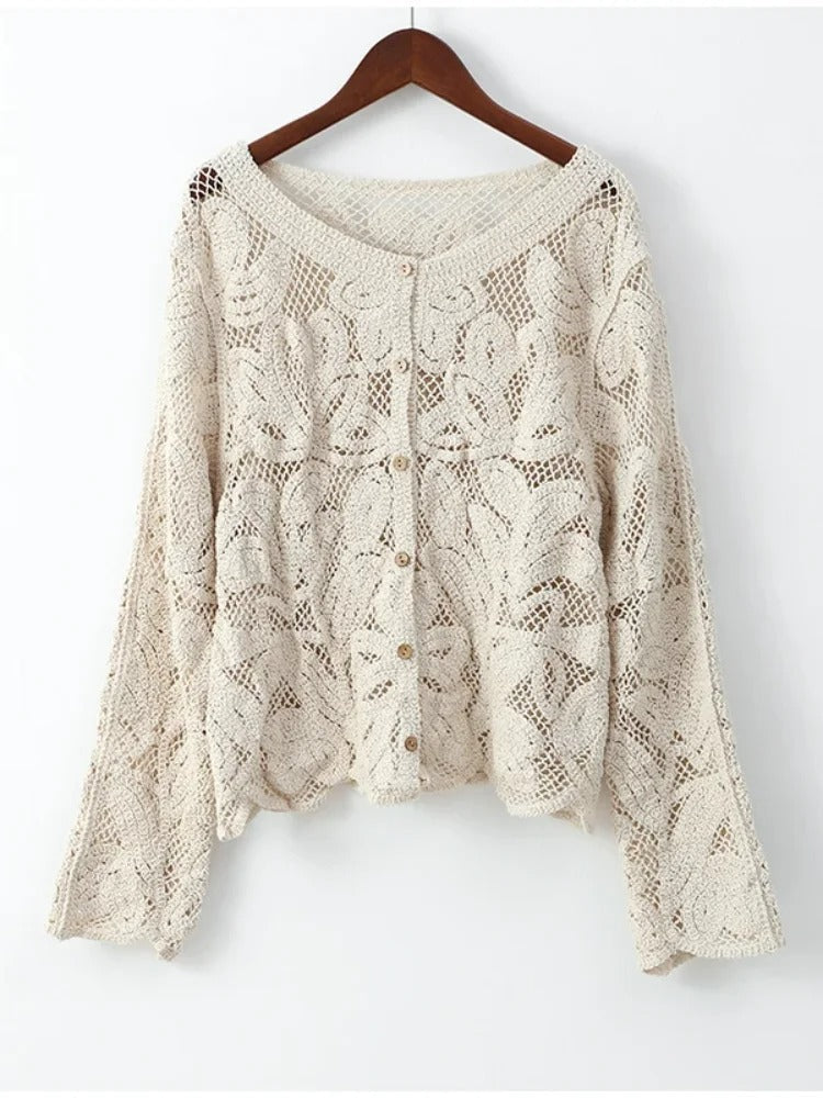 EB | Handgehäkelter Cardigan