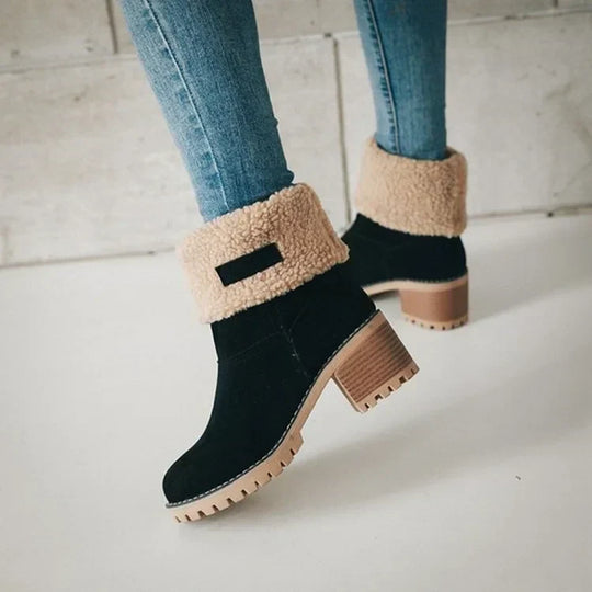 EB | Winter-Mid-Tube-Zwei-Trage-Schnee-Stiefel