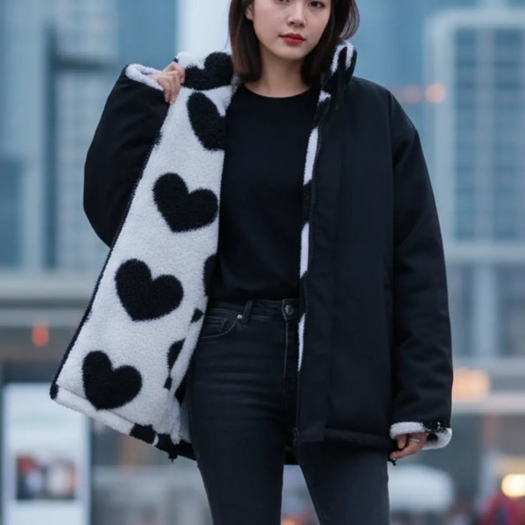 EB | Modische Frauen Winterjacke für Gemütlich-Chice Looks
