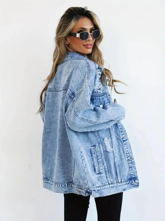 EB | Oversized Jeansjacke für Damen