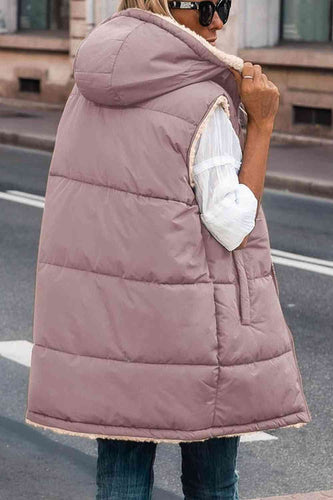 EB | Zip-Up Longline Kapuzenweste