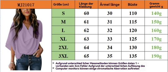 EB | Chiffonhemd mit V-Ausschnitt