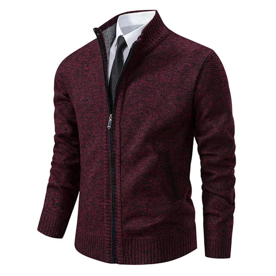 EB - Stilvolle und Bequeme Winter Fleece Jacke mit Reißverschluss für Männer