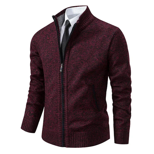 EB - Stilvolle und Bequeme Winter Fleece Jacke mit Reißverschluss für Männer