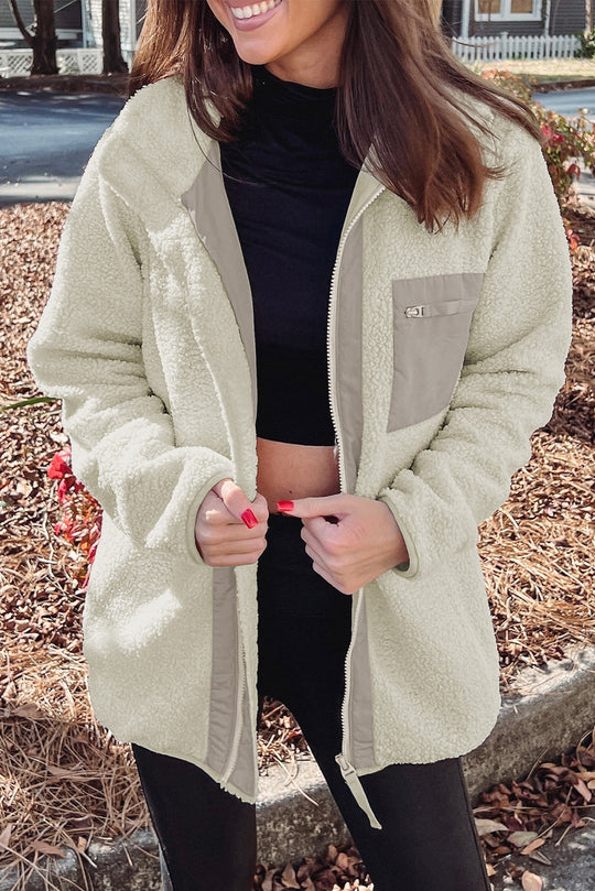 EB | Weiche Fleecejacke mit Reißverschluss Praktisch und Warm Perfekt für Den Alltag