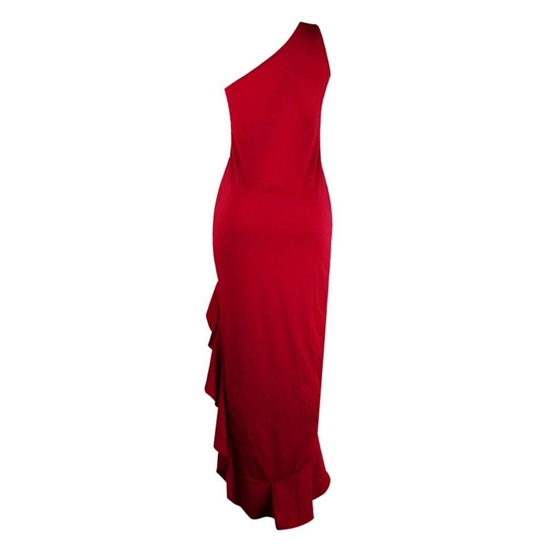 EB | Swing-Kleid mit geteiltem Rüschensaum