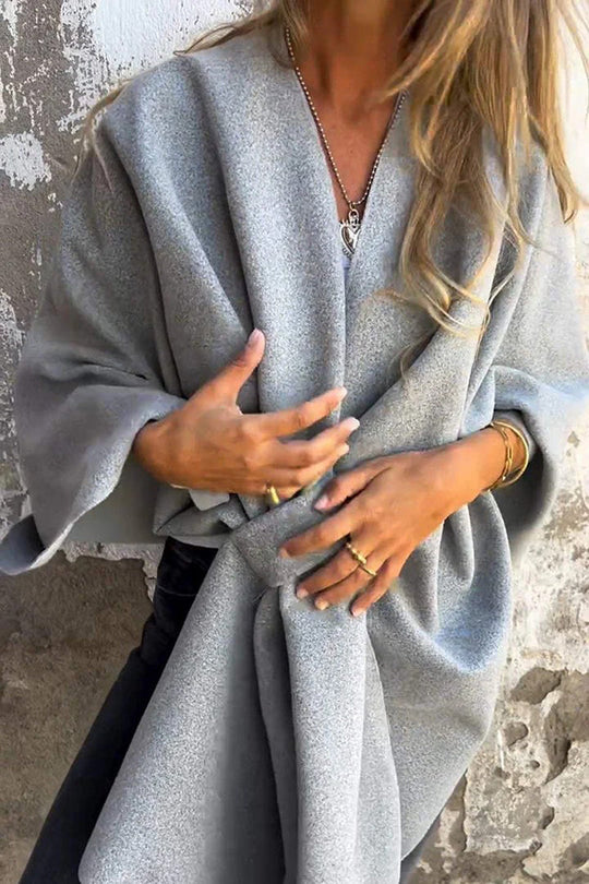 EB | Loser V-Ausschnitt Schal Cape Jacke