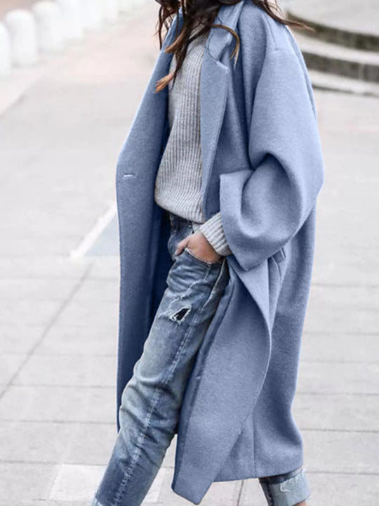 EB | Damen Oversized Langer Wintermantel