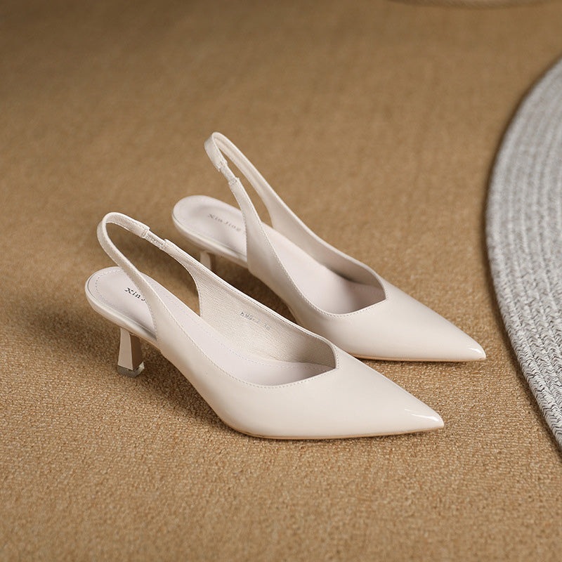 EB | Einfarbige, Temperamentvolle High Heels mit Spitzer Zehenpartie