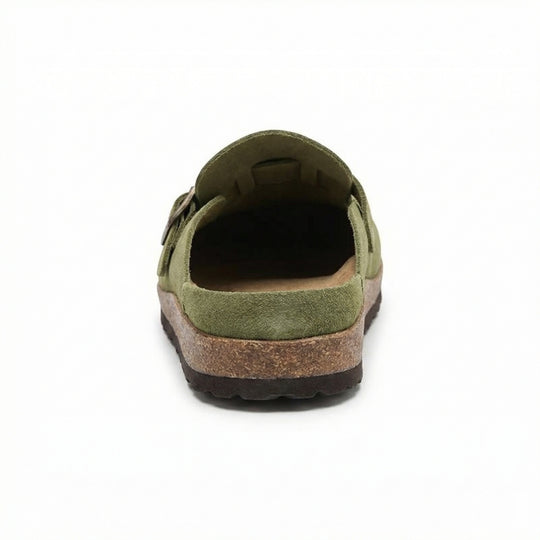 Clogs - Damen Retro Wildleder Slip-On Mule EB