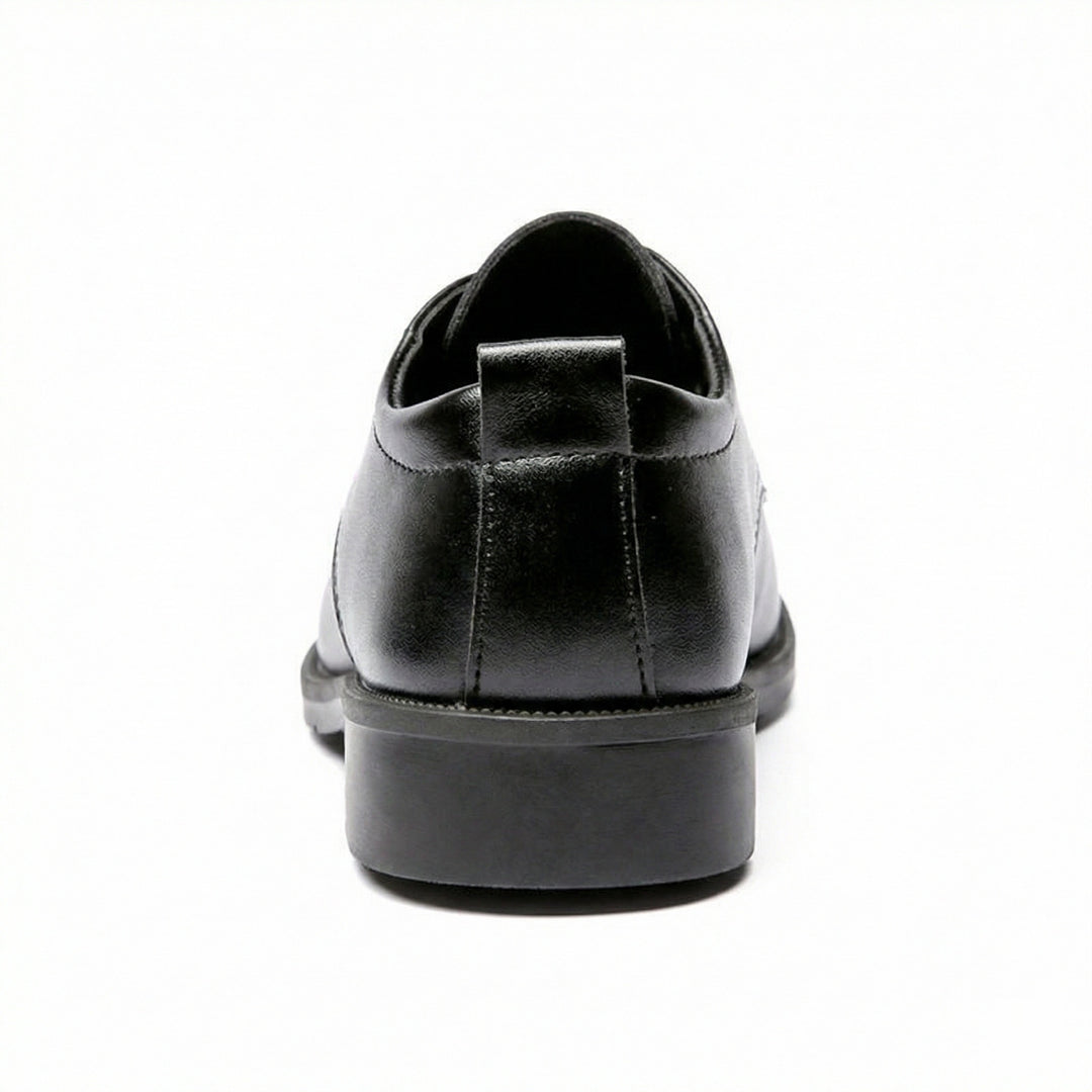 Herren Elegante Leder Schnürschuhe mit rutschfester Sohle EB