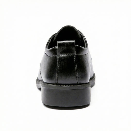 Herren Elegante Leder Schnürschuhe mit rutschfester Sohle EB