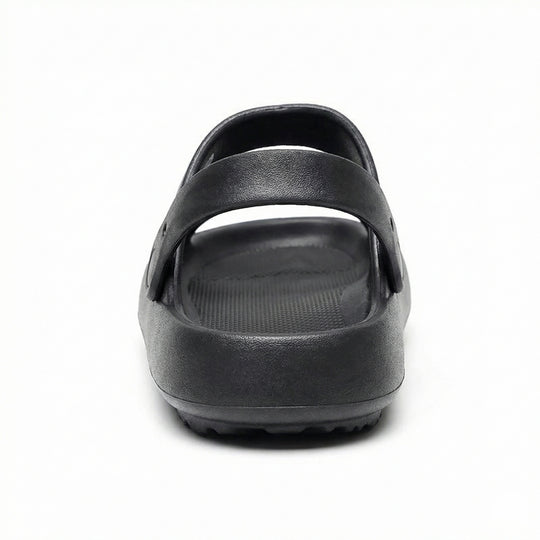 EB | Orthopädische Sandalen Comfort Plus Pantoletten mit Doppelriemen Gepolsterte, Lässige Slip-On-Sandalen
