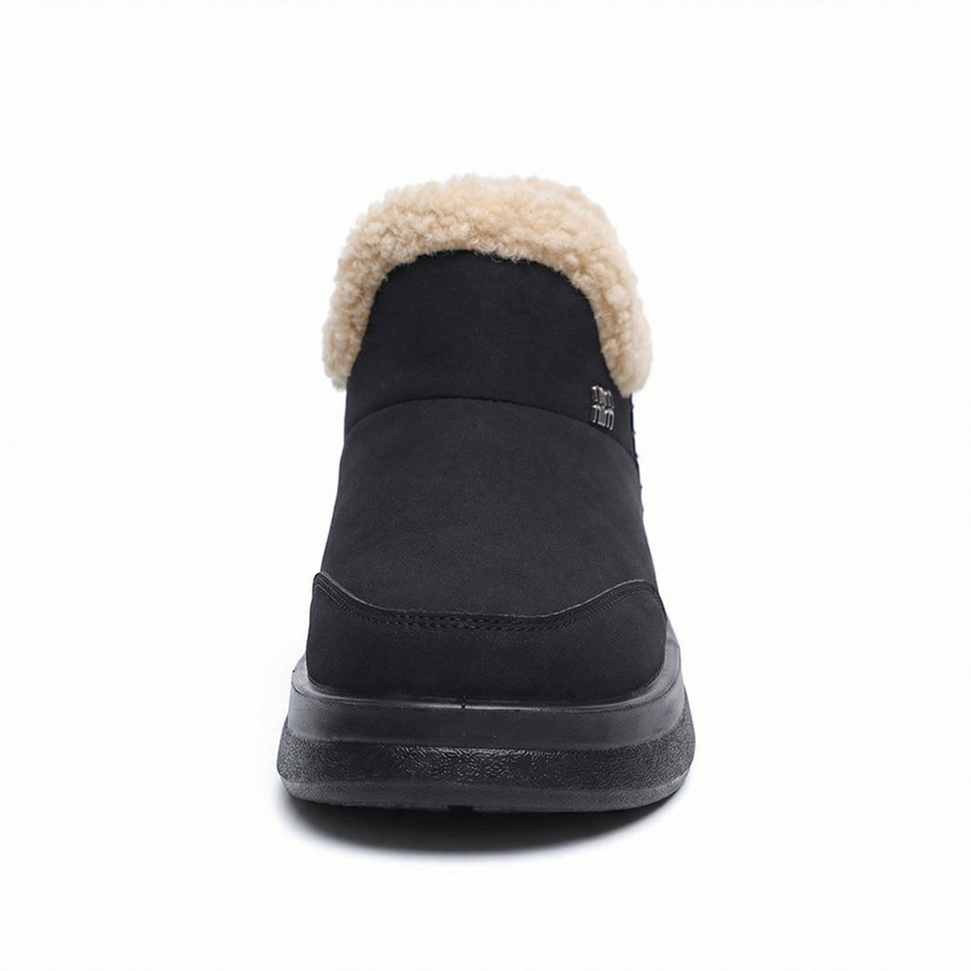 Damen Lammfell gefütterte Winterstiefel EB