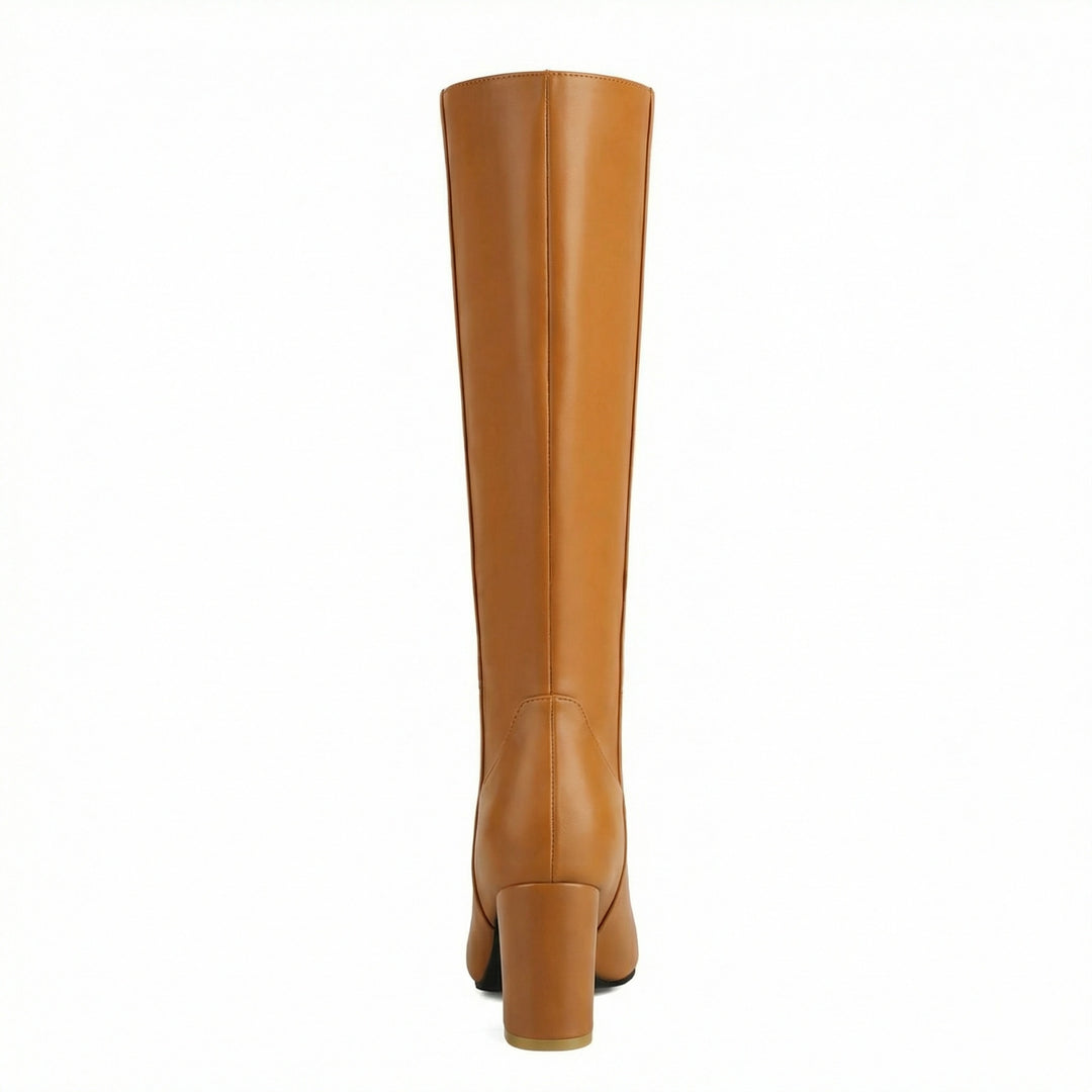 Warme Bequeme Lange Damen Schick Modische Stilvolle Stiefel EB