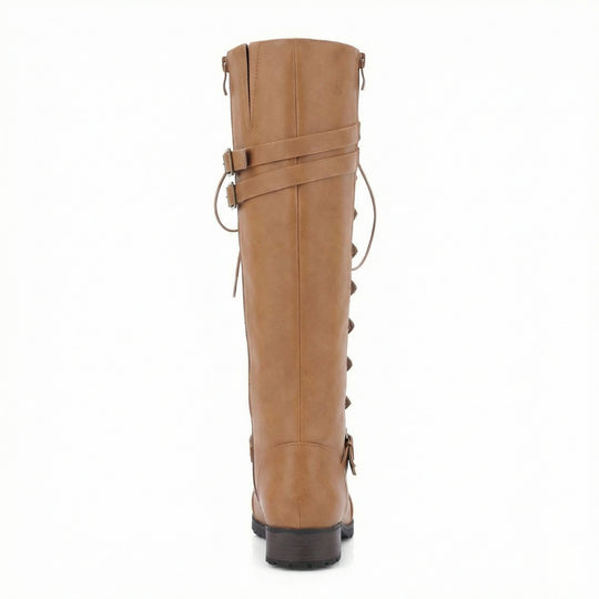 Steampunk-Inspirierte Damen Schnürstiefel EB