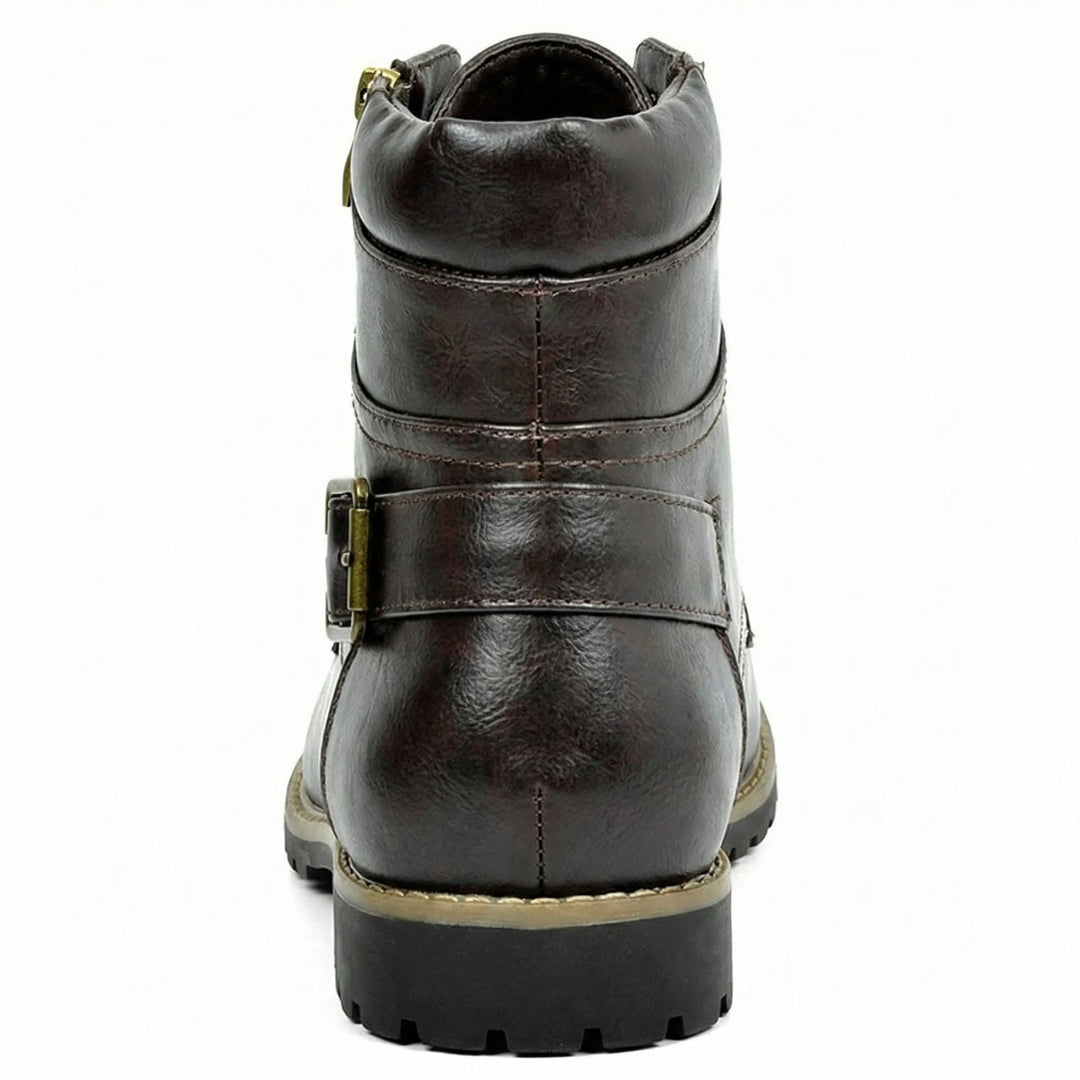 Motorradstiefel aus echtem Leder EB