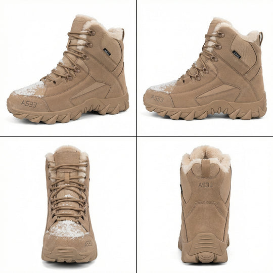 Herren Winter-Wanderstiefel mit isolierendem Futter und rutschfester Sohle EB