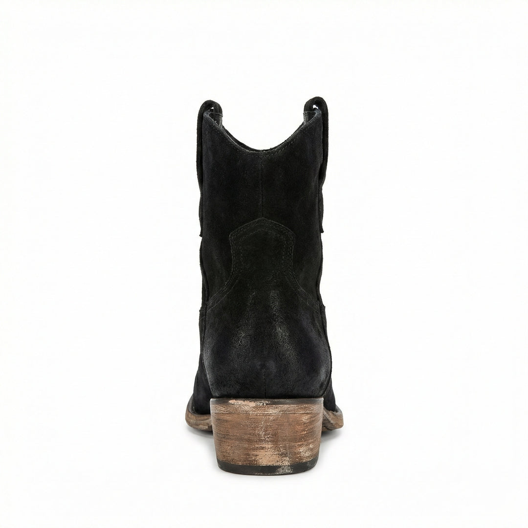 Kurze Cowboy-Stiefel | Western | Wildleder | Knöchel-Stiefel | Damenstiefel EB