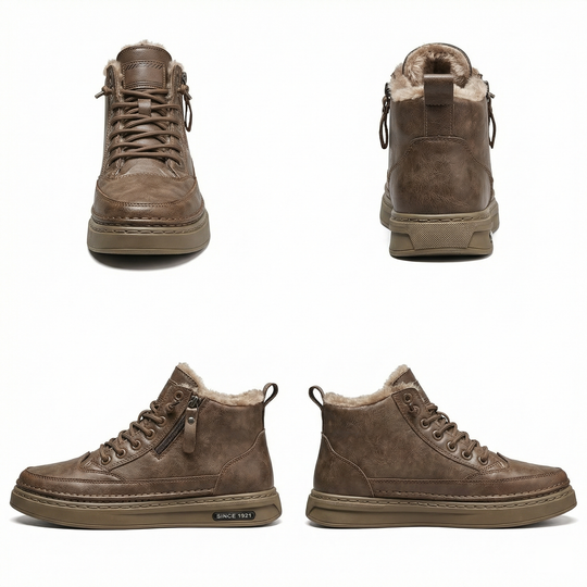 EB | Herren Schneestiefel mit warmem Baumwollfutter und rutschfester Sohle
