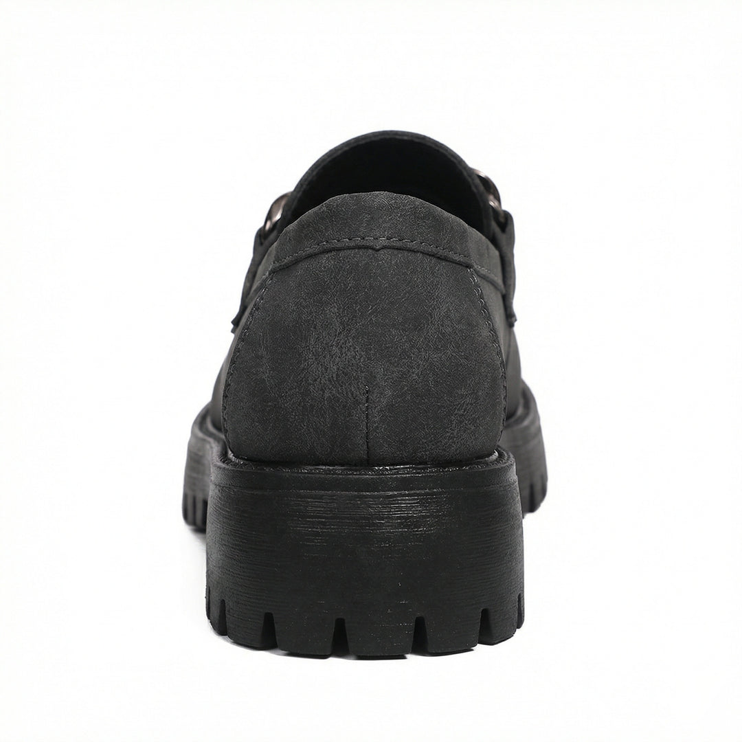Damen Chunky Loafers mit Ketten-Applikation und robustem Profil EB