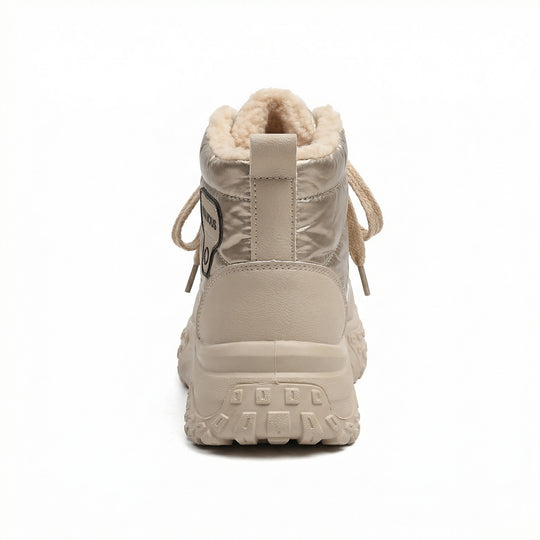 Damen gefütterte Winter-Sneaker mit hohem Kragen und rutschfester Sohle EB