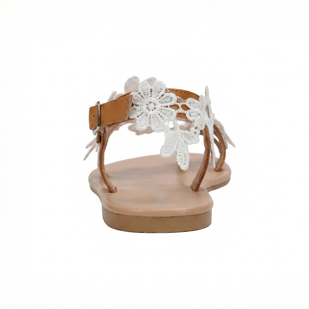 EB | Romantische Blumenhochzeitssandalen