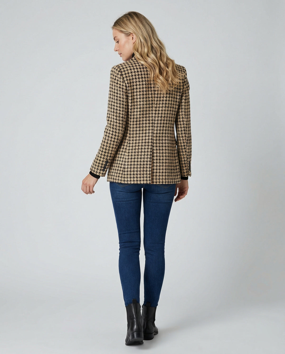 EB | Kariertes Doppelbreasted Blazer