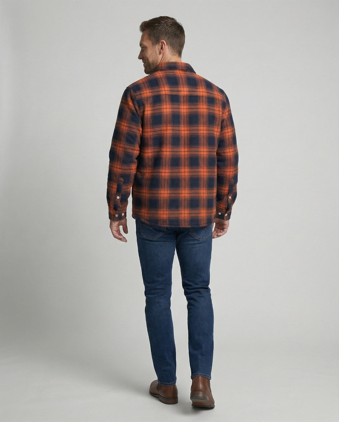EB | Karierte Jack mit Fleece-Futter