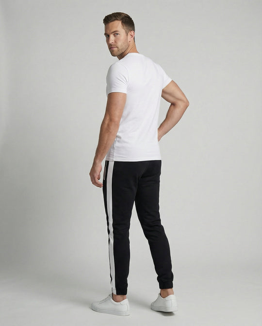 Herren sportliche Jogginghose mit innovativen Seitentaschen EB