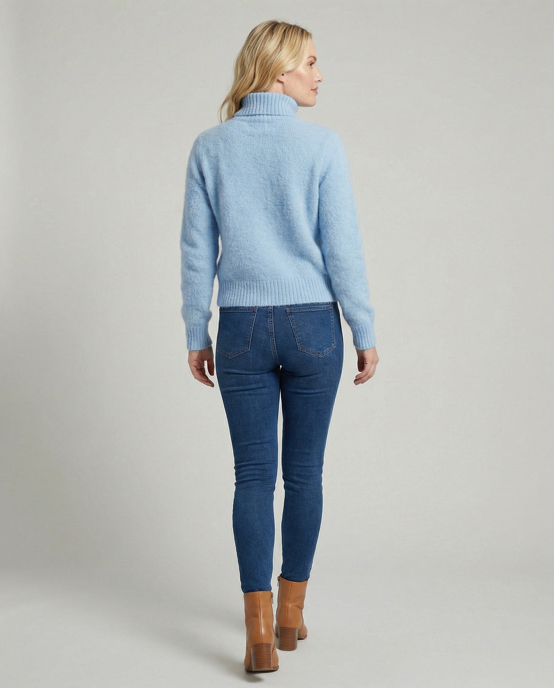 EB | Lässiger Angora-Strickpullover für Frauen