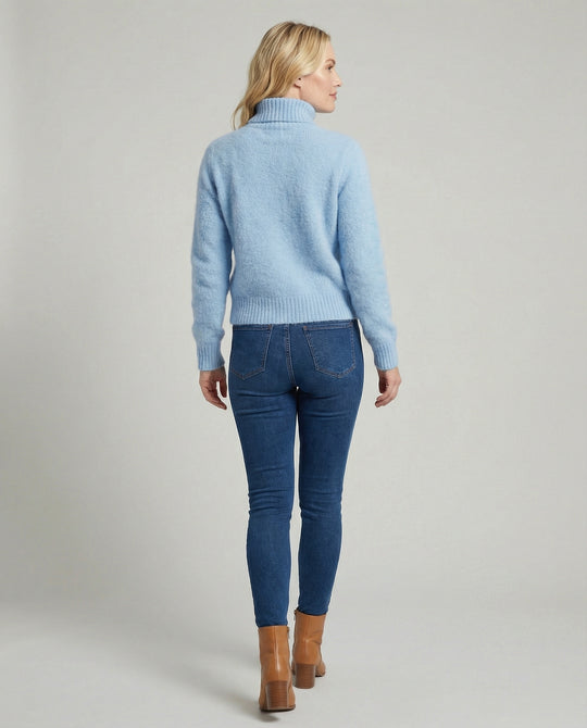 EB | Lässiger Angora-Strickpullover für Frauen