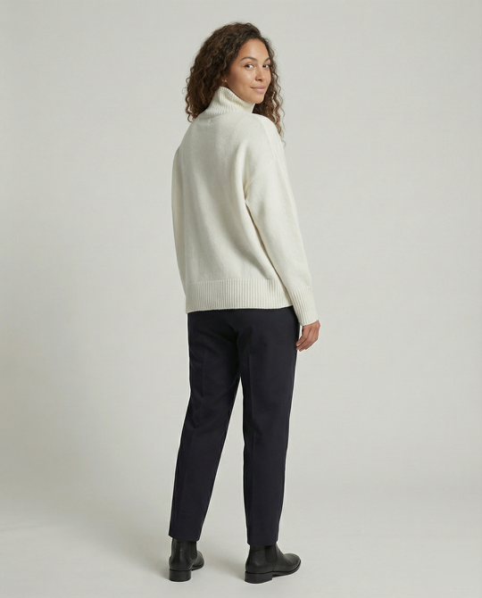 Damen kuscheliger Rollkragenpullover EB
