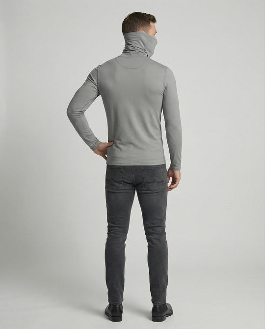 Herren Funktionsshirt mit hohem Kragen und innovativem Feuchtigkeitsmanagement EB
