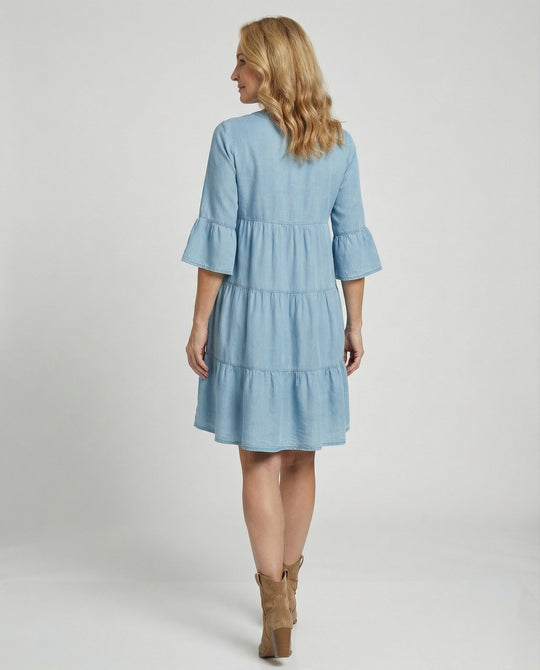 Damen Sommerkleid mit schwingendem Rock