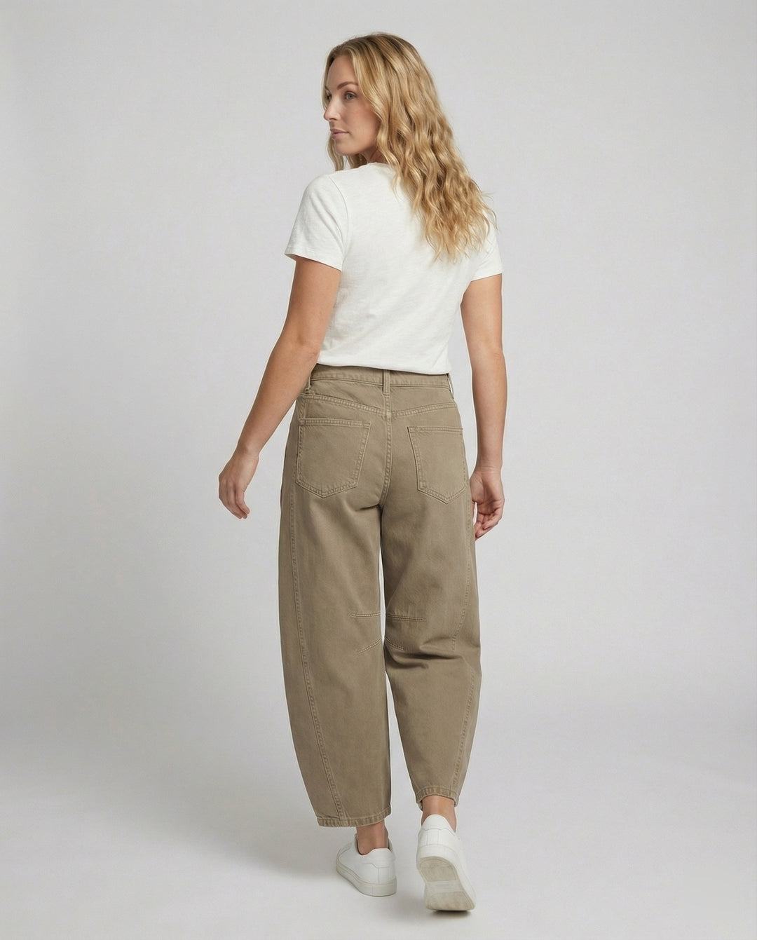 EB | Damen Trendy Weite-Bein Hose Denim
