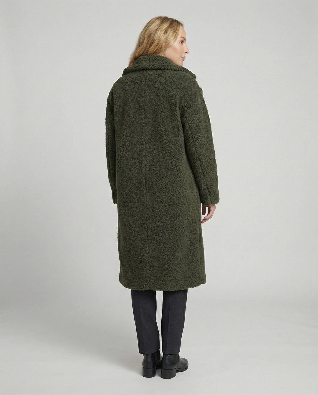 EB | Damen Warmer Fell Wollmantel