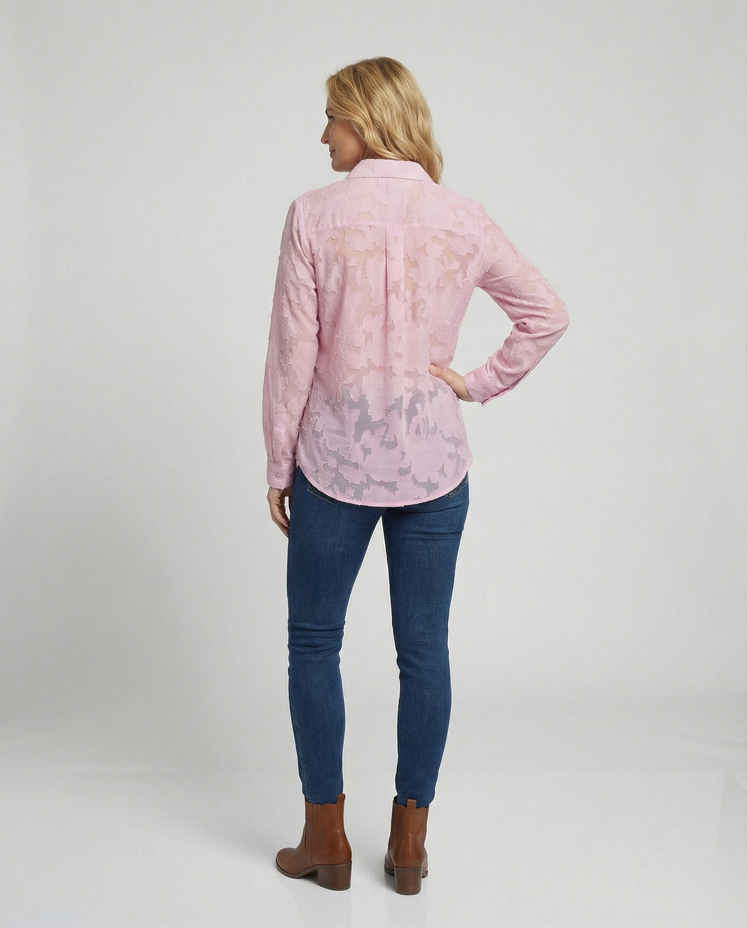 Damen Bluse Chiffon locker