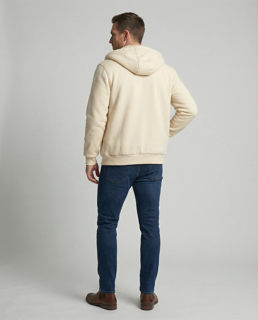 EB | Warmer Fleecegefütterter Winterhoodie für Herren